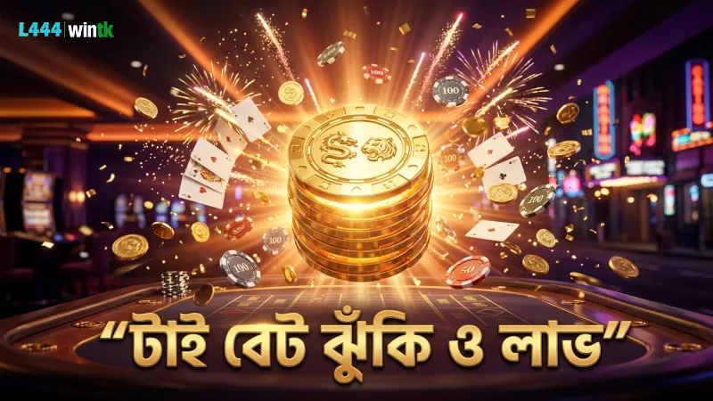 টাই বেটের ঝুঁকি বুঝে সঠিক সিদ্ধান্ত নেয়ায় জেতার সম্ভাবনা বৃদ্ধি।