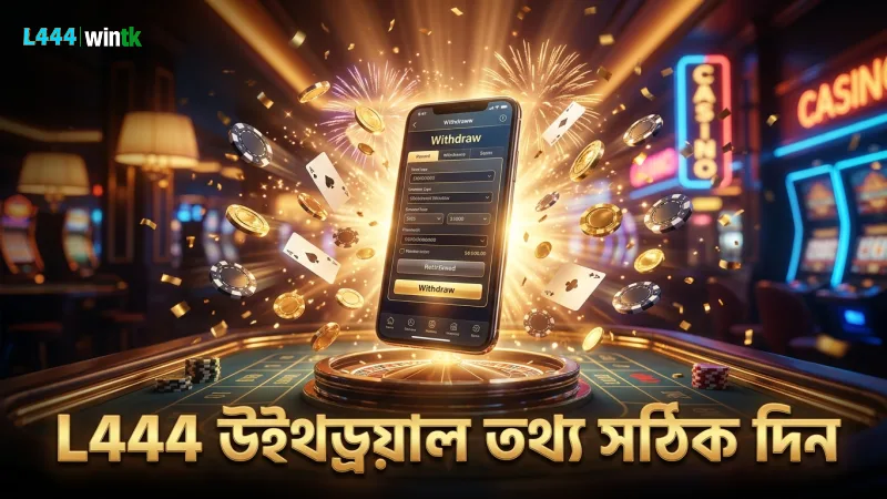 L444 উইথড্রয়ালে প্রয়োজনীয় তথ্য সঠিকভাবে প্রদান করুন