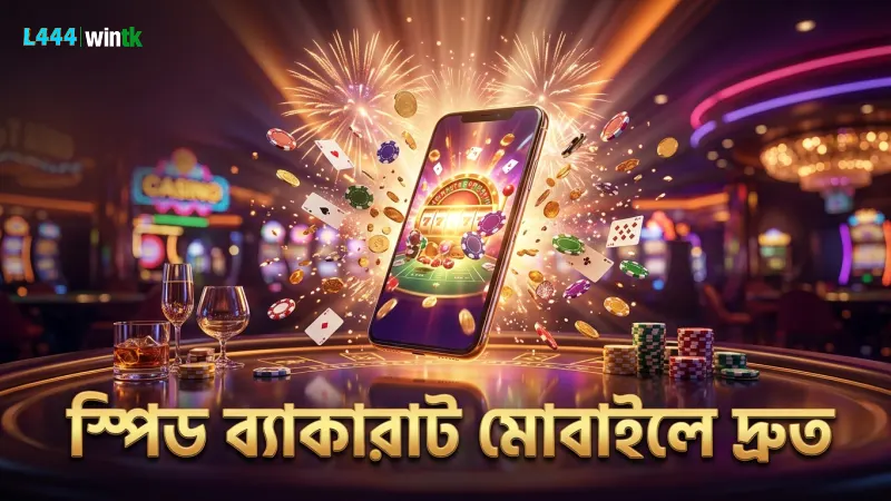 স্পিড ব্যাকারাট মোবাইলে দ্রুত গেমপ্লে সুবিধা দেয়