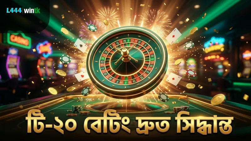 টি-২০ বেটিং দ্রুত সিদ্ধান্ত ও ঝুঁকি ব্যবস্থাপনায় পারদর্শী।
